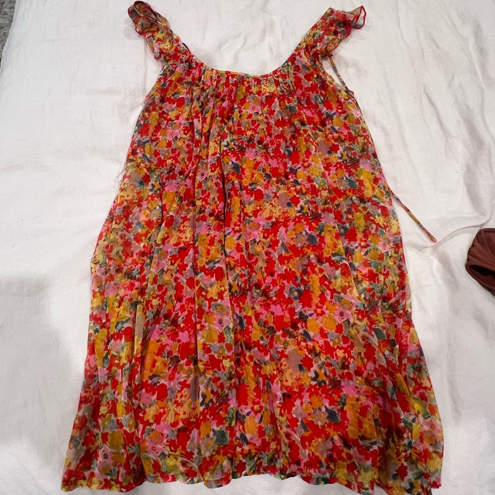 Vero Moda Vibrant Floral Mini Dress